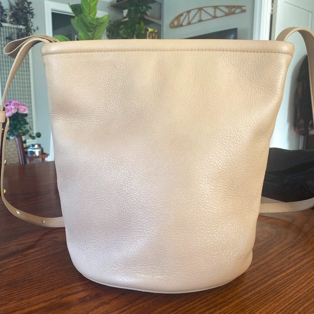 Mansur Gavriel Leather Bucket Bag